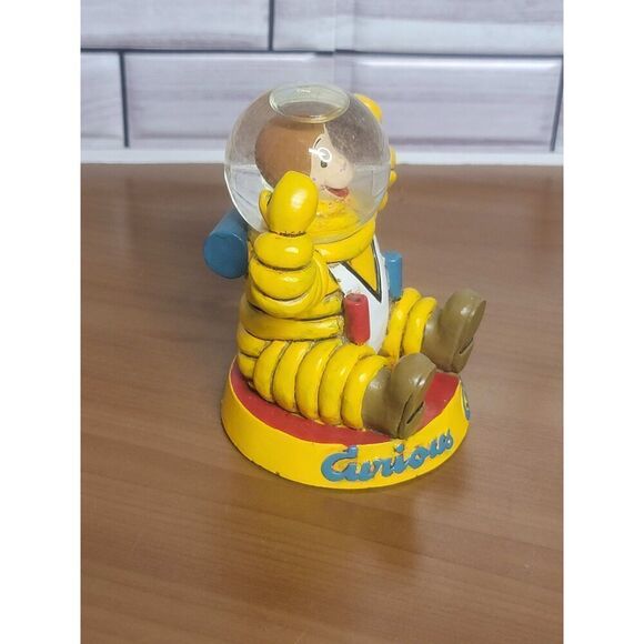 CURIOUS GEORGE ASTRONAUT SNOWGLOBE 1997 Vintage - Picture 2 of 9